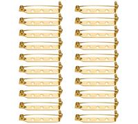Lot de 20 broches en métal pour la fabrication de bijoux - 25 mm/20 mm/32 mm