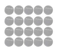 Lot de 20 broches simples faites à la main en acrylique rond pour écharpe, peinture, badge, 60mm, Comme décrit