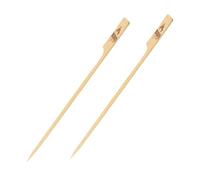 Lot de 20 brochettes en bambou pour barbecue et barbecue 19,7 cm