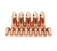 Lot de 20 brûleurs de coupe plasma - Électrode - Pointe de buse de 1,4 mm - Pour PT100 IPT-100 - Compatible avec MT52556 MT51248 - Pièces de rechange pour atelier industriel