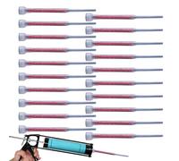 Lot de 20 buses de mélange pour colle et résine - Cartouche de tube en résine et applicateur de colle pour renforcer la structure et la réparation des fissures dans le béton et la construction