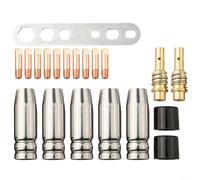 Lot de 20 buses de soudage et accessoires de support pour soudeur MIG pour 15AK