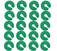 Lot de 20 butées de porte en mousse souple pour éviter les blessures dues aux pincements de doigts, et les enfants ou les animaux de compagnie de se verrouiller dans la chambre Vert