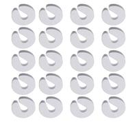 Lot de 20 butées de porte pour protéger les doigts des enfants avec protection en mousse souple pour éviter les blessures aux doigts pour bébé et enfant Blanc
