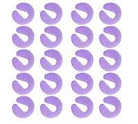 Lot de 20 butées de porte pour protéger les doigts des enfants avec protection en mousse souple pour éviter les blessures aux doigts pour bébé et enfant Violet