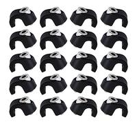 Lot de 20 câbles de frein pour fourche de vélo Moutain 5,5 mm - Colliers de serrage pour fourche de vélo - Guides de tuyau de frein avant - Boucles fixes en forme de C