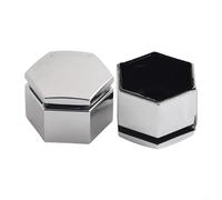 Lot de 20 cache-écrous de roue chromés de 22 mm avec outils, capuchons à vis en plastique ABS pour jantes de voiture, protection contre la rouille et mise en valeur optique