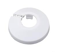 Lot de 20 cache-rosaces pour tuyaux de 12 à 20 mm dans les installations de radiateur de salle de bain offrant une finition lisse autour des entrées de plomberie (12 mm)