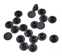 Lot de 20 cache-vis à six pans creux M5-14 en plastique noir pour boulons à tête hexagonale, fixation anti-poussière (M8)
