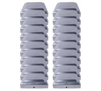 Lot de 20 caches de poteaux de clôture résistants aux intempéries pour clôture standard de 10,2 x 10,2 cm, design efficace pour protection extérieure, choisissez parmi 20 ou 40 ensembles (20 pièces)