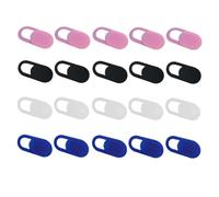 Lot de 20 caches pour webcam, 0,7 mm, ultra-minces, anti-espion, coulissants, protecteurs de confidentialité pour caméras d'ordinateur, téléphones portables et tablettes