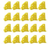 Lot de 20 cales d'installation de sol double densité 6,35 mm et forme trilatérale pour un placement stable Utilisation en courant continu Convient à divers matériaux de sol Empêche la flexion des