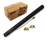 Lot de 20 Canons à Confettis Électriques Multicolor 80 cm - Compatible avec Machine à Confettis, Portée 14m - Idéal pour Soirées & Événements - ZENDA CLUB®