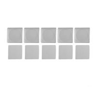 Lot de 20 capsules carrées pour collectionneurs, étuis de rangement en plastique transparent avec inserts en mousse réglables, supports numismatiques de protection pour 16 à 40 mm de diamètre