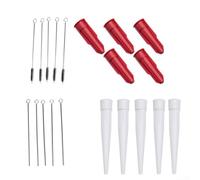 Lot de 20 capuchons de buse en silicone refermables pour tube de calfeutrage Mastic Cartouche Conseils Salle de bain Cuisine DIY