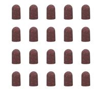 Lot de 20 capuchons de ponçage pratiques Grain 80-180 Idéal pour coupe-ongles Convient pour la manucure, la pédicure et la podologie