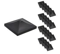 Lot de 20 capuchons de protection en plastique pour poteaux de clôture 75 mm x 75 mm