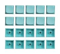Lot de 20 capuchons de touches de couleur 1U avec résistance aux taches et aux empreintes digitales pour améliorer la saisie sur le clavier mécanique