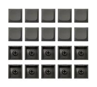 Lot de 20 capuchons de touches de couleur 1U avec résistance aux taches et aux empreintes digitales pour améliorer la saisie sur le clavier mécanique