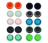 Lot de 20 Capuchons en Silicone pour Joystick PS5 et Xbox, Compatible avec Manette PS5 Chroma, DualSense Edge et Xbox Controller, Multicolore - Protection Confortable et Durable