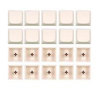 Lot de 20 capuchons vierges en PBT sans gravure - Profil XDA - Hauteur 1U - Teinture par sublimation pour touches Cherry MX