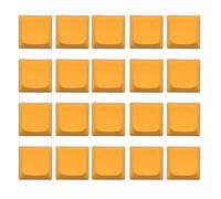 Lot de 20 capuchons vierges en PBT sans gravure - Profil XDA - Hauteur 1U - Teinture par sublimation pour touches Cherry MX