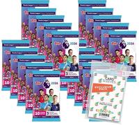 Lot de 20 cartes à collectionner Premier League 2025/26 + pochettes exclusives Collect-it (20 boosters)