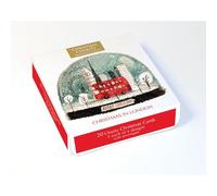 Lot de 20 cartes de Noël caritatives - Noël à Londres
