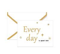 Lot de 20 cartes de remerciement bronzantes pour bénédiction avec enveloppe pour la Saint-Valentin, la fête des pères, vœux de remerciement avec enveloppes