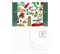 Lot de 20 cartes postales représentant un paysage de l'Italie