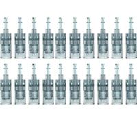 Lot de 20 cartouches de stylo à micro-aiguille à 16 broches pour stylo Derma Roller M8, M7S, faciles à utiliser pour un usage domestique (16 broches, 20 pièces)