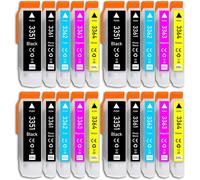 Lot De 20 Cartouches D'Encre Compatibles Epson 33Xl Pour Epson Expression Premium Xp-530 Xp-540 Xp-630 Xp-635 Xp-640 Xp-645 Xp-830 Xp-900 Xp-7100
