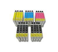 Lot de 20 cartouches d'encre vhbw pour Epson Stylus C64, C66, C84, C86, CX3600, CX3650.