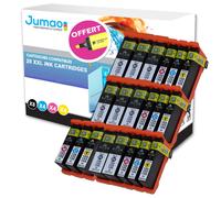 Lot de 20 cartouches d'impression type Jumao compatibles pour Lexmark PRO208 +Fluo offert