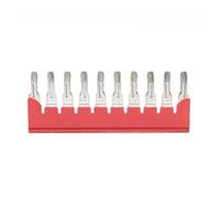 Lot de 20 cavaliers FBS2-8 3-8 4-8 5-8 10-8, pont enfichable, for blocs jonction sur rail ST et PT, accessoires(FBS 10-8,For PT6)