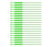 Lot de 20 chaînes à fermeture éclair en nylon antidérapant pour pneus - Réutilisables - Design robuste - Pour camion, hiver, glace, voyage, route, roue de montagne, moto