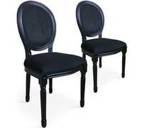 Lot de 20 chaise paris prix interieur non pliable en bois H. 96 cm noir Noir G