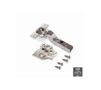 Lot de 20 charnières coudées pour montage rentrant X91N avec ouverture 100º et embases avec réglage excentrique à visser - 1011207