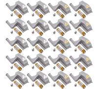 Lot de 20 charnières LED sensor lumière universelle éclairage à piles armoires penderies (blanc chaud + blanc)