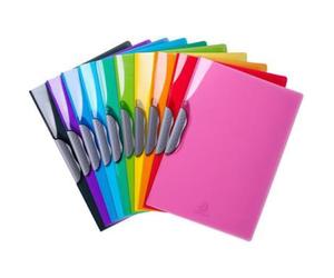 Lot de 20 Chemise CLIP-DESIGN IDERAMA PP, coloris assortis (10)