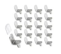 Lot de 20 chevilles de support d'étagère 6 mm en forme de L pour armoire Bronze Matériel d'amélioration de la maison Accessoires