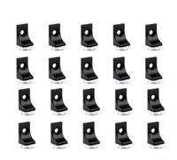 Lot de 20 chevilles d'étagère pour armoires avec supports de 5 mm compatibles avec le verre, le bois, le plastique et le contreplaqué (B)