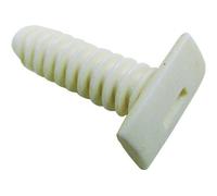 Lot de 20 chevilles pour goulotte ou moulure blanc pour moulure, H.100 x P.1 cm
