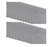 Lot de 20 Chiffons de Nettoyage, Chiffon Bambou Microfibre pour Vitres Miroirs Carreaux Carrosserie Ménage Salle de Bain, Chiffons à Vaisselle en Fil de Fer Polyvalents