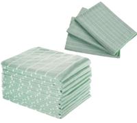 Lot de 20 Chiffons de Nettoyage en Bambou,Chiffon vitre, Chiffon Microfibres en Bambou 40x50cm, nettoie Toutes Les Surfaces sans Trace pour Nettoyer Les Traces sur Vitres, Voiture