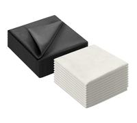 Lot de 20 chiffons de nettoyage en microfibre pour lunettes 15 x 18 cm pour essuyer et nettoyer les lunettes, téléphones portables, appareils photo