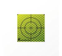 Lot de 20 cibles réfléchissantes autocollantes de 60 mm - plaque cible, comme surveillance du bâtiment ou test de déviation sur le chantier pour toutes les surfaces lisses (60mm, vert2)