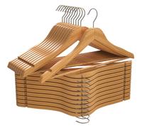Lot de 20 cintres en bois Utopia Home Premium - Cintres robustes et fins - Cintres pour costumes avec crochet rotatif 360 degr s - Cintres en b