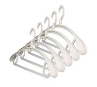 Lot de 20 cintres en Plastique Extra épais à épaules Larges pour Adulte, Rotation à 360 degrés, antidérapant, idéal pour Un Usage Quotidien, Beige