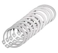 Lot De 20 Circlips Externes 34/35/36/37/38/40/42/45/47/48 Mm, En Acier Inoxydable 304 Argenté, For Roulements, Épaisseur 1,5 Mm(35mm)